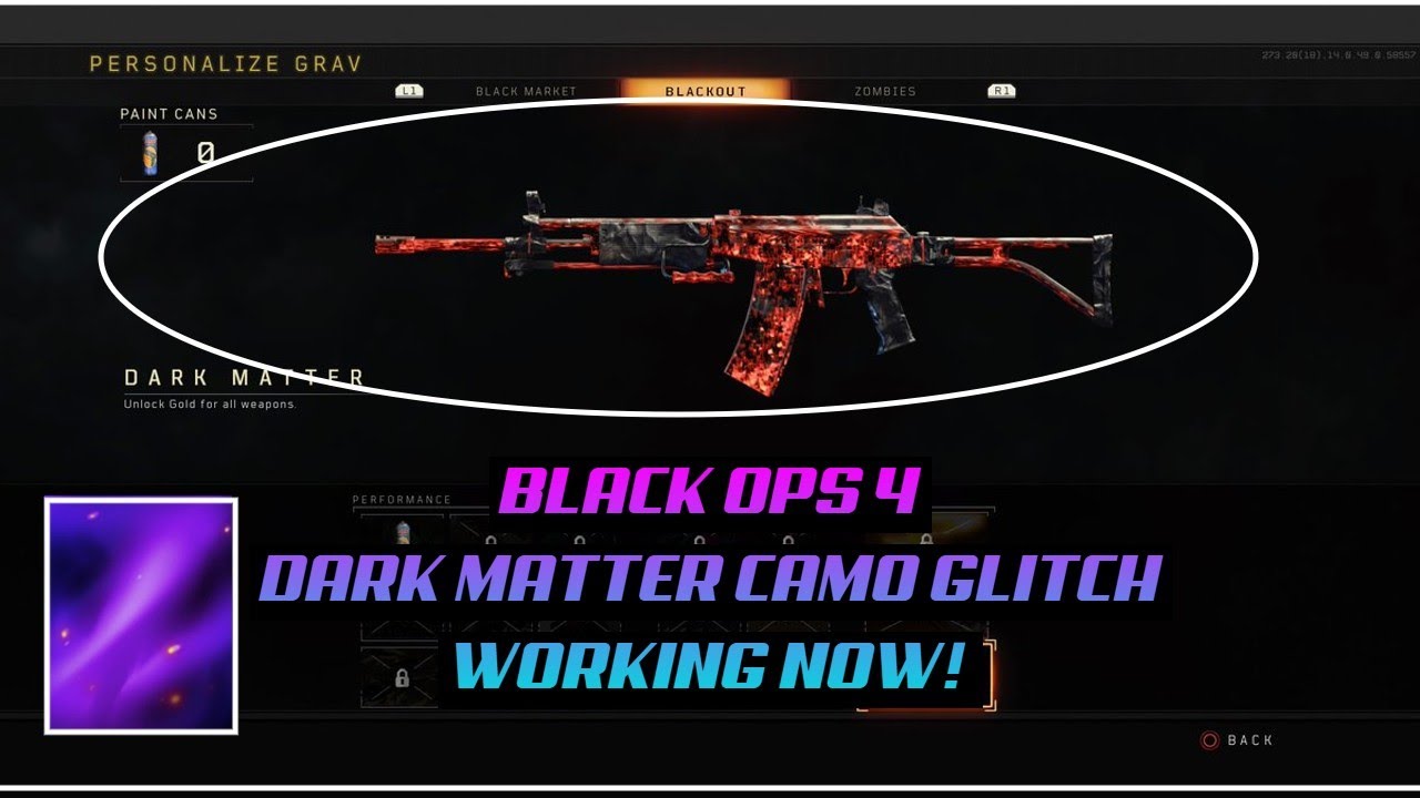 *NEW* BO4 DARK MATTER CAMO GLITCH! UNLOCK DARK MATTER CAMO NOW! CALL OF DUTY BO4 GLITCHES! CAMO DUPE
