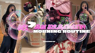 MY 7AM REALISTIC MORNING ROUTINE senior edition chit-chat dressing up grwm hygiene