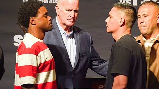 Errol Spence INTENSE FACE-OFF vs Tim Tszyu After 3-Year Layoff