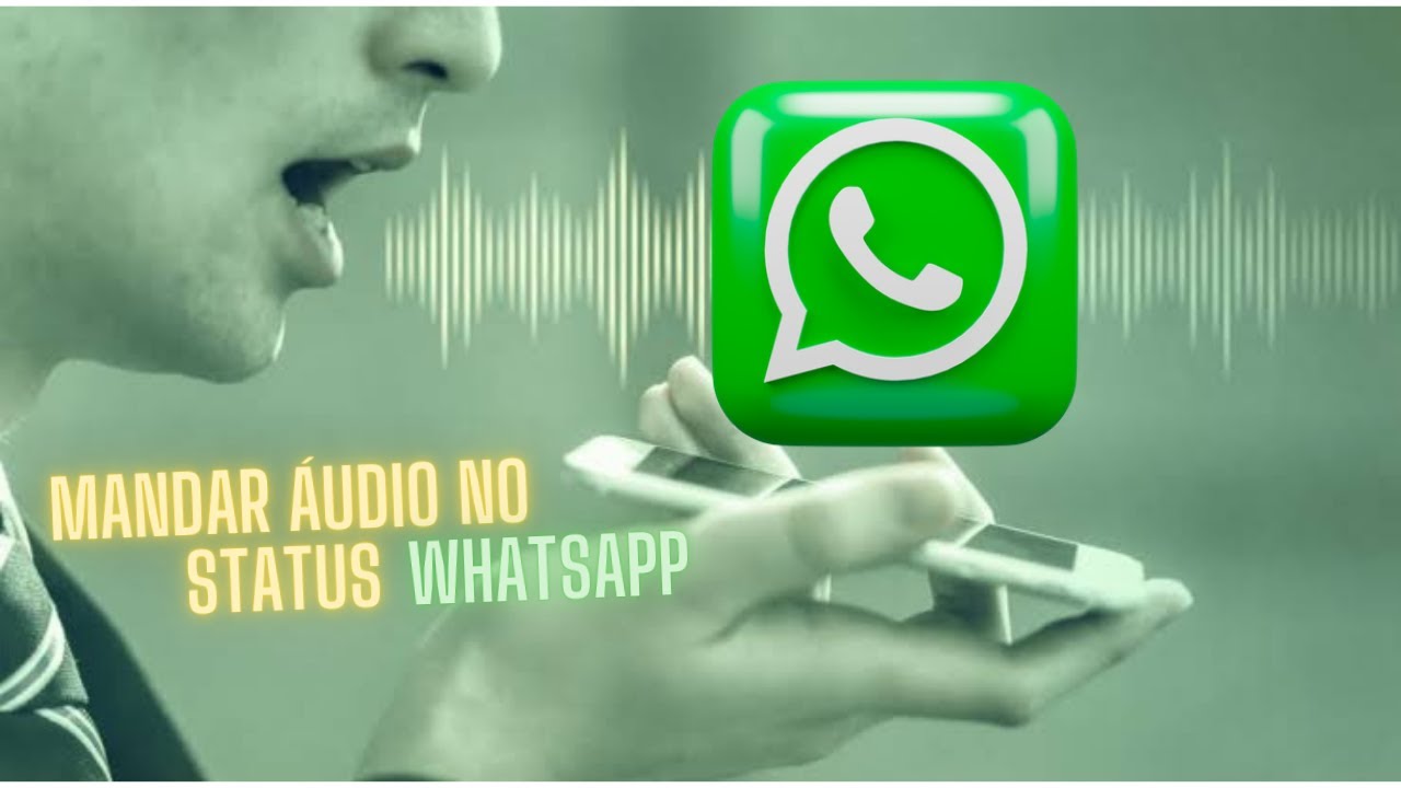 como mandar o áudio no status do whatsapp - YouTube