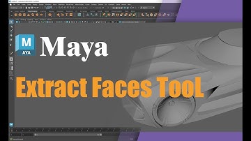 How to Duplicate and Extract Faces in Maya | 3D Modeling Tutorial for Beginners|AutoDesk Maya