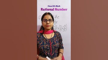 Rational Numbers Simplified | In Hindi | Class 8 RS Aggarwal Solutions | #shorts