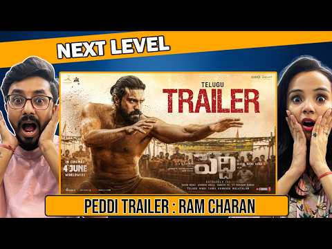 Peddi Trailer Reaction (Telugu) | Mega Power Star Ram Charan | Janhvi Kapoor | A R Rahman