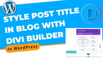 How to Style Post Title With Divi Builder in WordPress | Divi Page Builder Tutorial 2022
