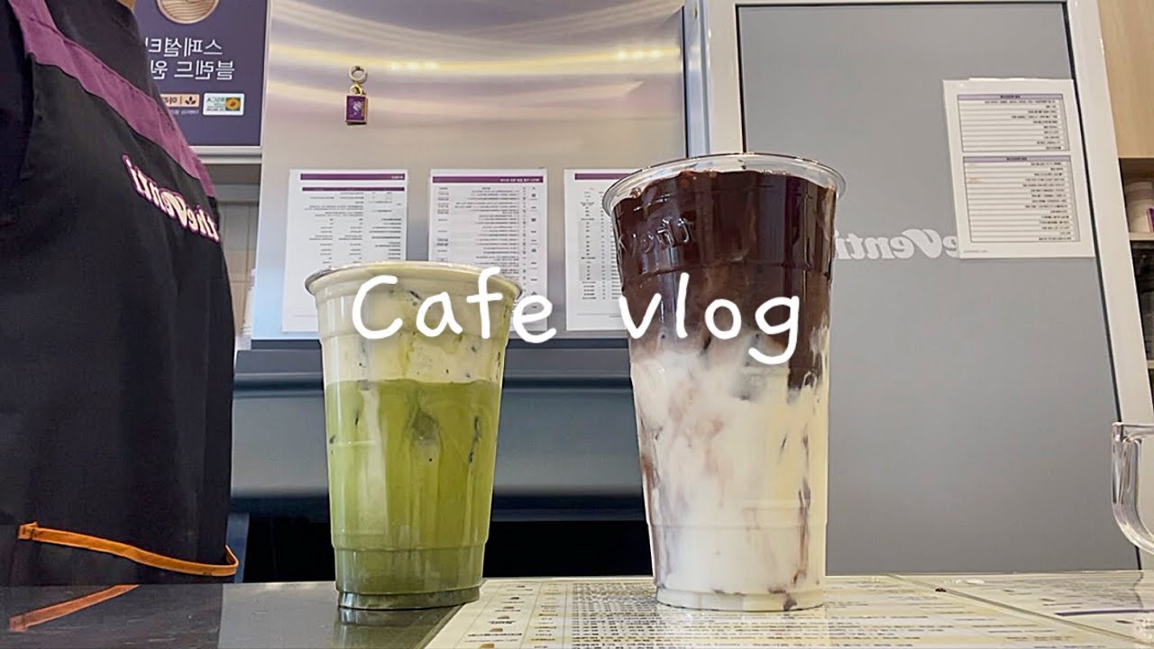 Cafe Vlog | 🍵🍩레시피 1탑, 2탑을 달리고 있는 녀석들🍩🍵 | 카페브이로그