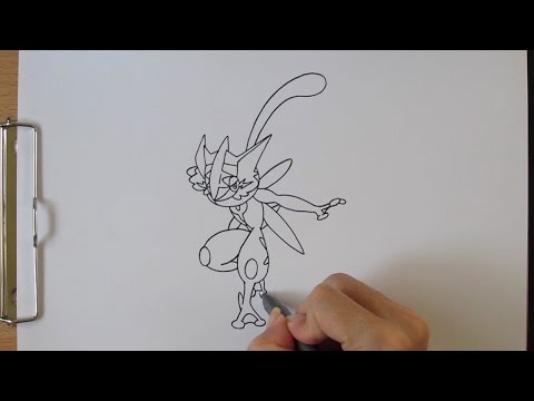 วาดซาโตชิเก็คโคงะ จากการ์ตูน โปเกม่อน Pokemon XYZ Ep.1 วาดเส้นด้วยปากกา