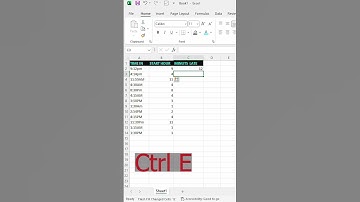 Extract hours and minutes using Flash Fill #microsoft  #excel #msexcel #shorts #computer #education