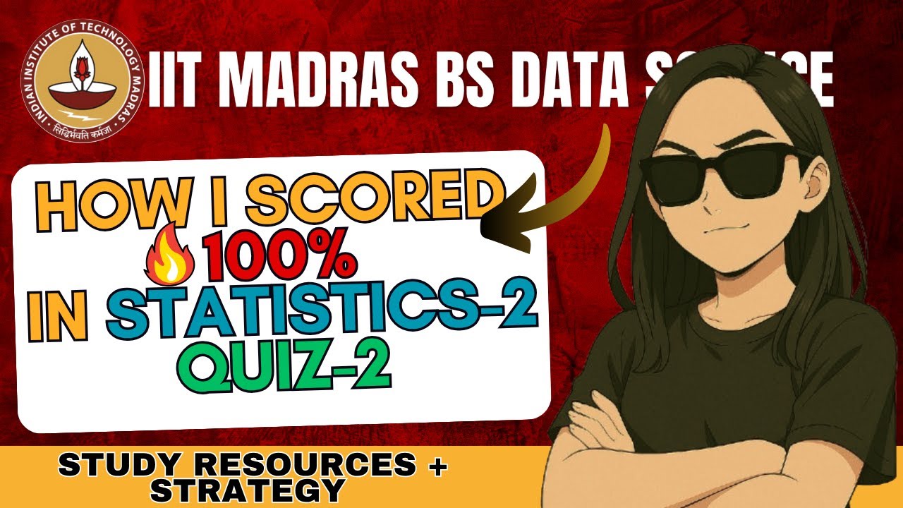 Best Statistics 2 Resources to Score 100% in Quiz 2 | IIT Madras Data Science Help 