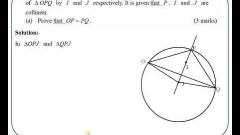 2016 HKDSE Maths Core Paper 1 Solution q20 Part1, Coordinates Geometry of Circle(圓形方程)