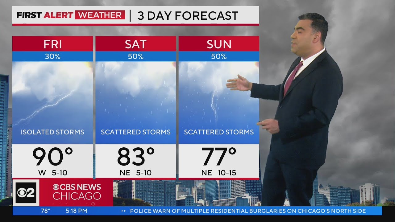 Chicago First Alert Weather: Storms clear air out - YouTube