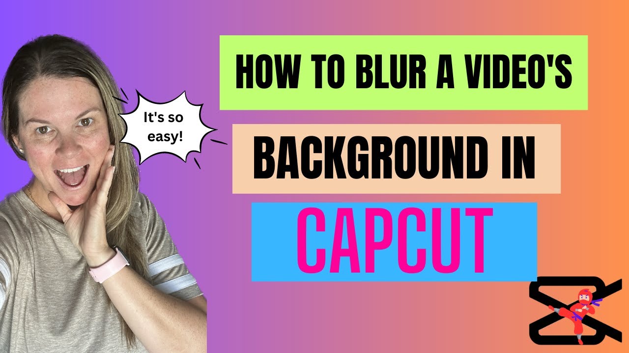 How to Blur A Video's Background in CapCut in under 3 minutes! YouTube
