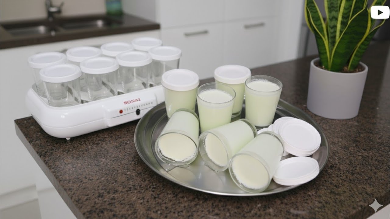 ازاي تستخدمي ماكينة الزبادي🥛وتعملي احلى واسرع زبادي👌من اي نوع ماكينة للزبادي🥛