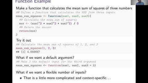 Week 2: R Tutorial | Video 3: Functions and Packages in R