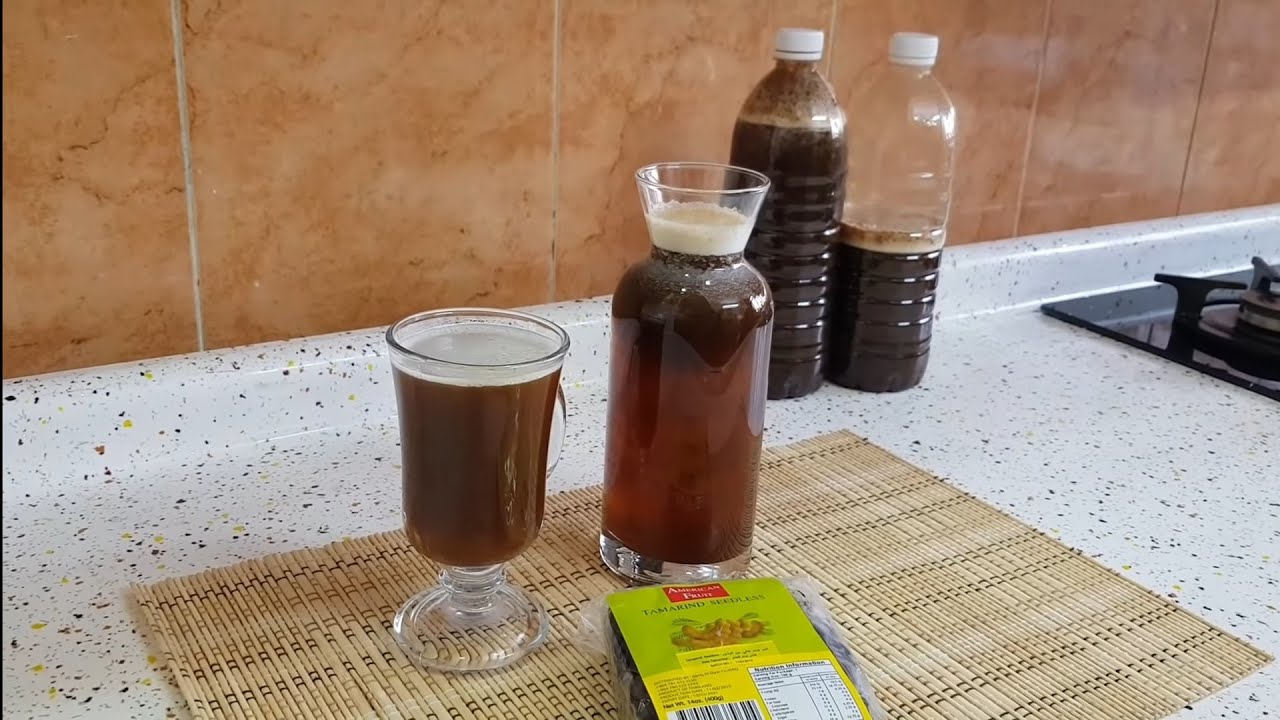 طريقة عمل عصير تمر هند سريع التحضير 🍷🤗😋