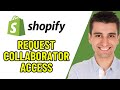 كيفية طلب وصول المتعاونين على Shopify 2025 