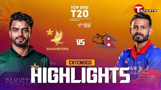 Extended Highlights | Nepal vs Pakistan Shaheens | 30th Match | Top End T20 | T Sports screenshot 4