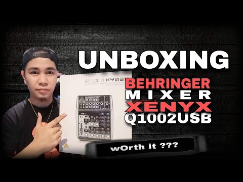 UNBOXING BEHRINGER MIXER XENYX Q1002USB @behringer