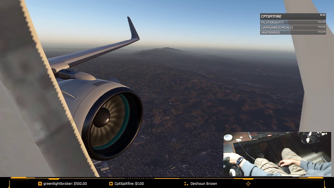 X Plane 11 | My XEnviro Settings & Approach into KLAX | Stick & Throttle Viewer Camera | Pac-X