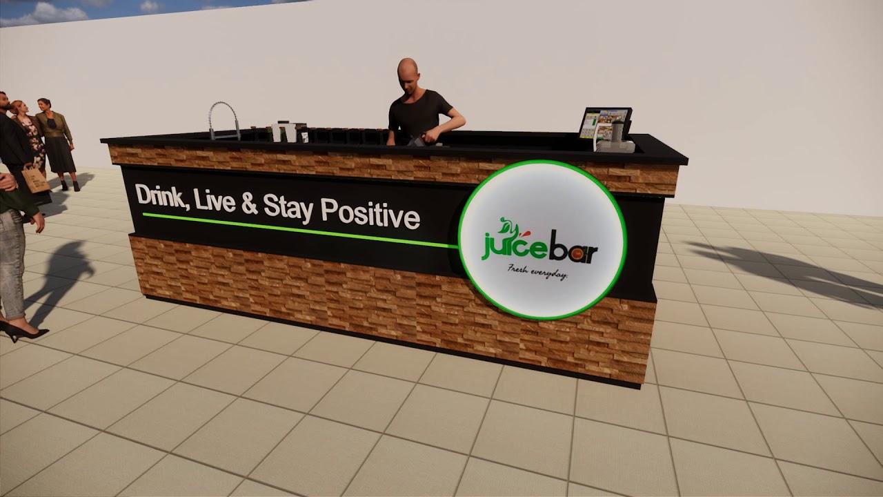 Demo Interiors - Juice Bar Design - YouTube