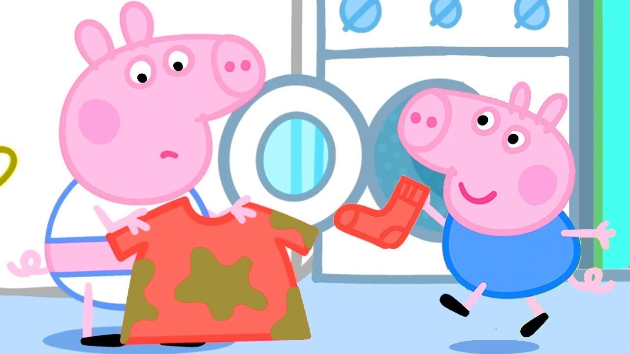 Peppa Wast Kleding ⭐ Tekenfilm ⭐ Pig Nederlands Compilatie Nieuwe - YouTube