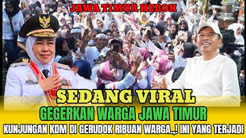 GEGER MEMANAS‼️KDM KUNJUNGI JAWA TIMUR LANGSUNG DI GERUDOK RIBUAN WARGA,.!! INI YANG TERJADI