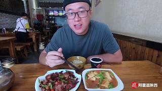 【阿星探店】爆炒腌肉外焦里嫩，家常豆腐美味下饭，来陕西甘泉吃这两样就不想离开