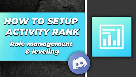 how to setup Activity bot discord very easily on your smartphone Android/iOS | leveling xp