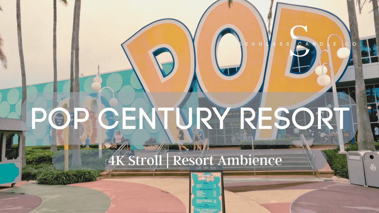 Pop Century Resort | 4K Rainy Walkthrough | Walt Disney World October 2025