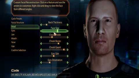 Mass Effect - Character Creation - Official Gameplay