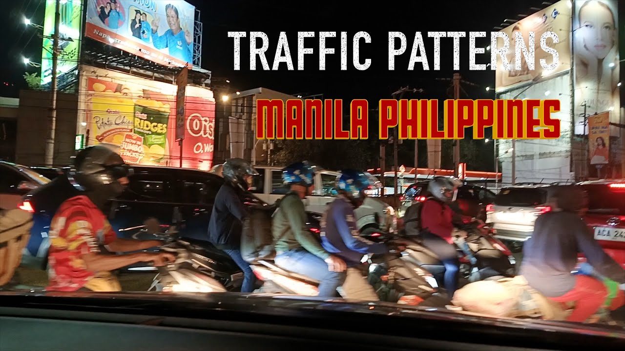 Traffic Patterns Sample Christmas Time in Manila