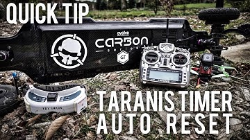 Quick Tip: Taranis Timer Auto Reset