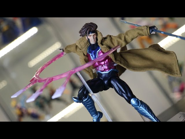 MAFEX X-Men Gambit (COMIC ver) Revisión de Figura en Español - YouTube