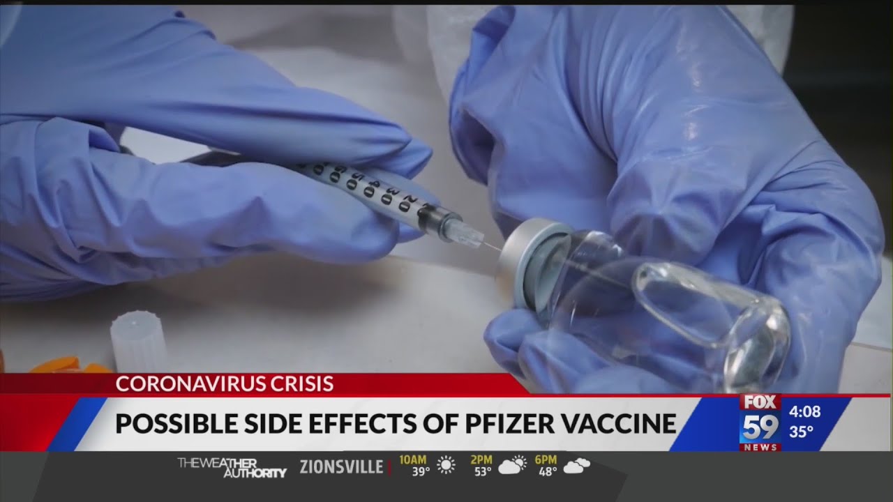 Pfizer vaccine side effects
