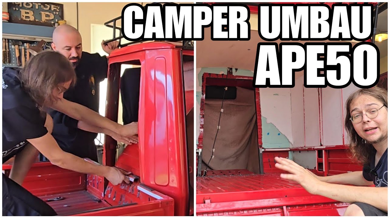 APE 50 Camper Umbau EXTREM Toni und Silas