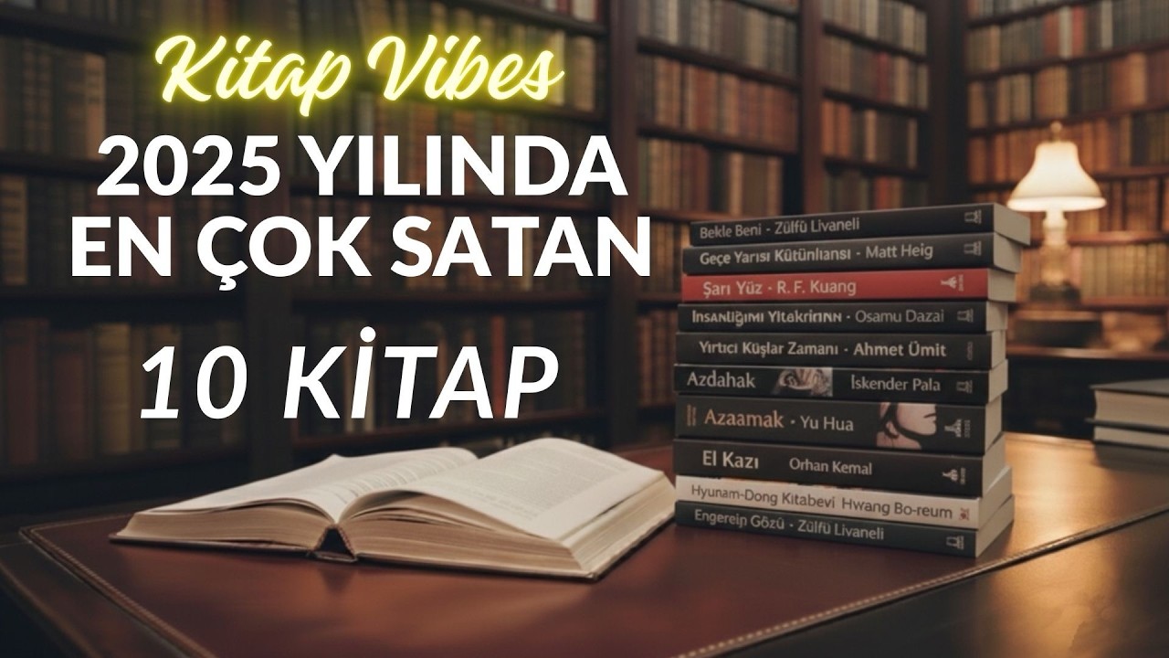 2025 Yılında En Çok Satan 10 Kitap  | 4K Videolu Kitap Özeti