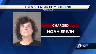 Suspect arrested in Asheville, North Carolina, after attempting to set public building on fire, p...