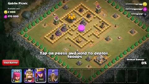 Train 27 valkyrie in just 1 gem without dark elixir   Coc trick   Clash of clan glitch   Coc bug   Y