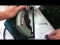 丸のこ:刃の外し方　　circular saw:How to remove the blade