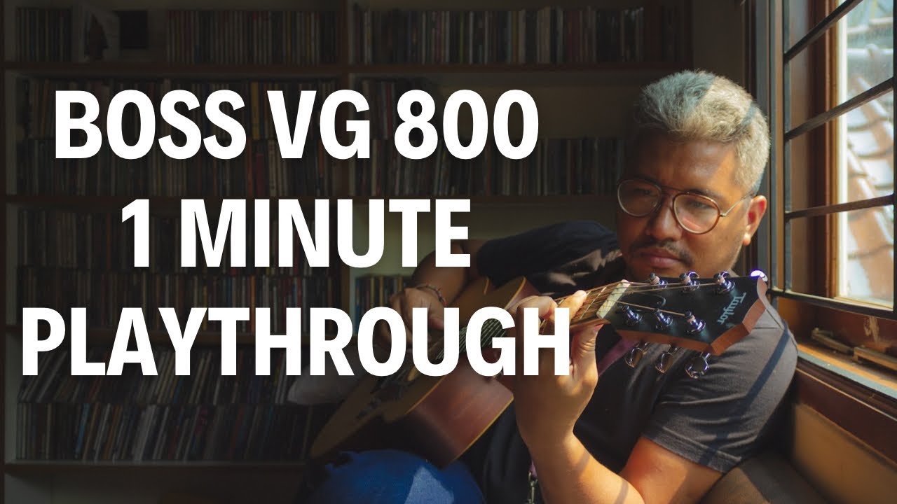 BOSS VG800 - 1 MINUTE PLAYTHROUGH 