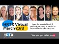 Meet the trainers for our next HRTX Virtual on March 23rd