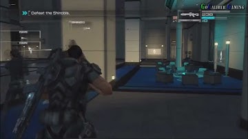 Binary Domain Walkthrough - part 27 - Chapter 5: Scene 1: Amada Corp. Entrance