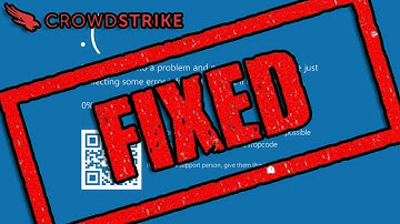 CrowdStrike/Microsoft crash BSOD blue screen BUG fix!