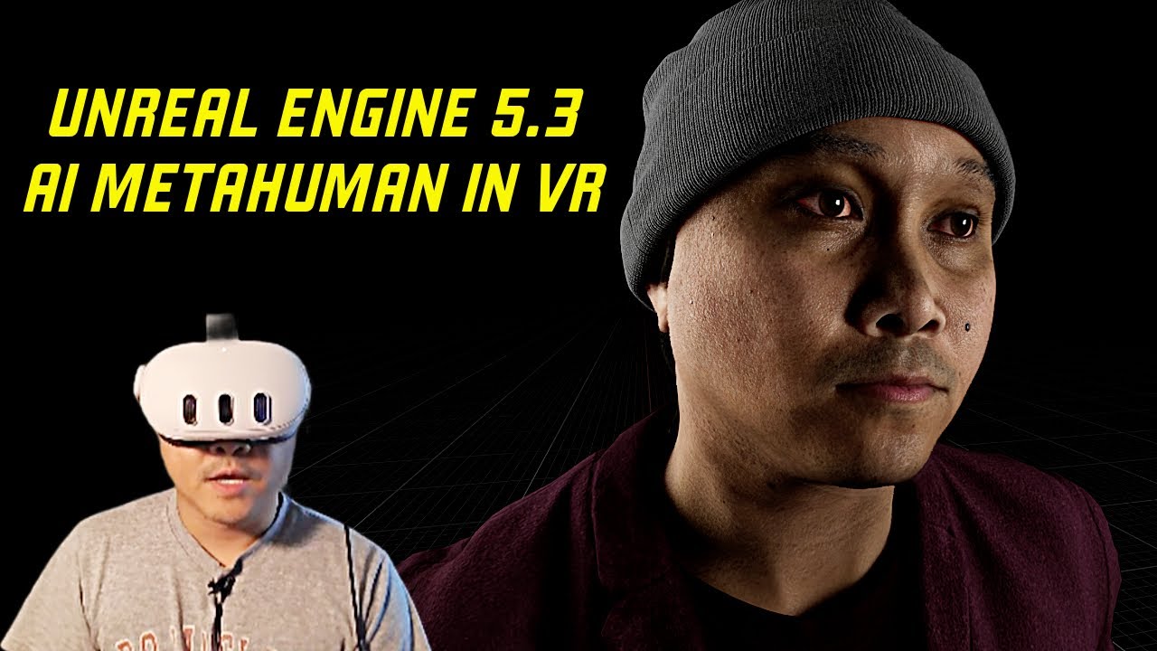 Unreal Engine 5.3 UEVR Metahuman Test - YouTube
