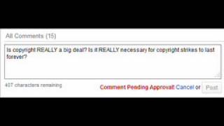 Stupid thing on YouTube #9 - Pending approval