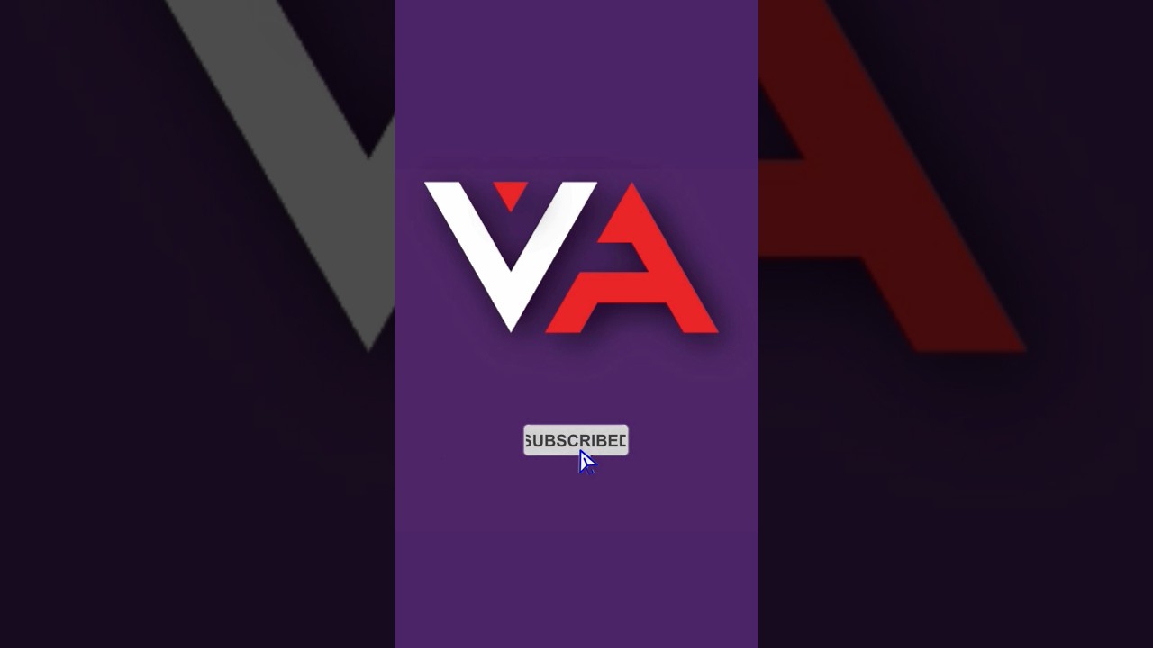 V+A logo design idea 💡 
