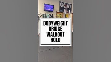 Best Hamstring Exercise for Almost Anyone! (No Gym Needed) #hamstrings #bridge #glutes #stronger