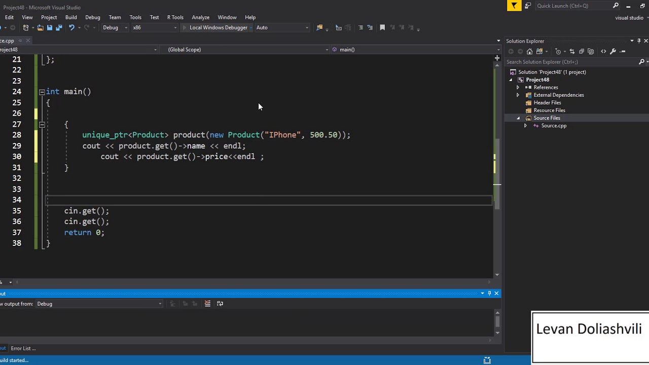 C++ Tutorial 50 SmartPointers / ჭკვიანი პოინტერები - YouTube