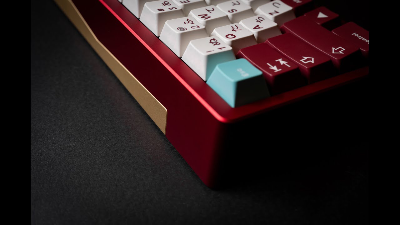 [Typing Sound] Kohaku R2 with Cherry Black Switch on Aluminum Plate ...