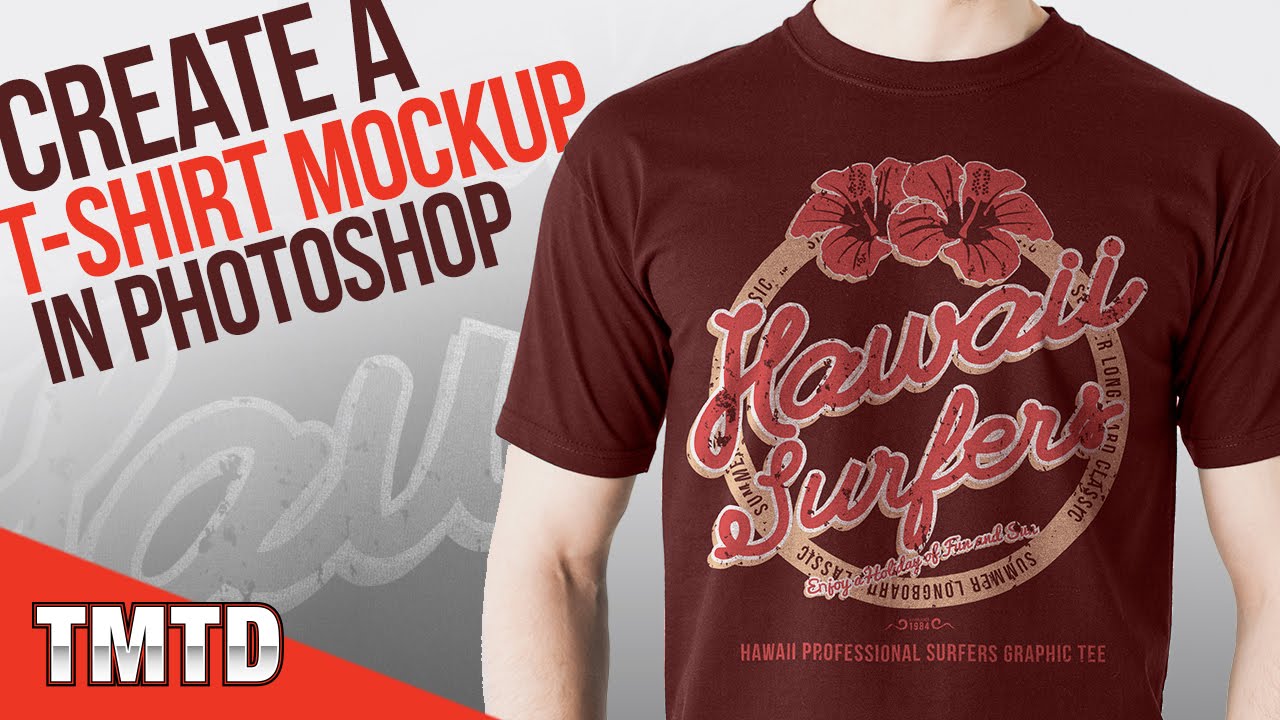 Download Photoshop Tutorials Create A Realistic T Shirt Mockup In Photoshop Youtube