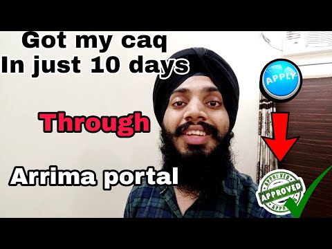 How to apply for caq online using arrima portal | how to submit documents for caq online